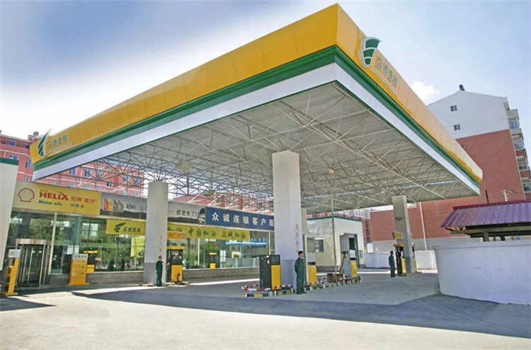 乌兰察布加气站钢结构网架案例7